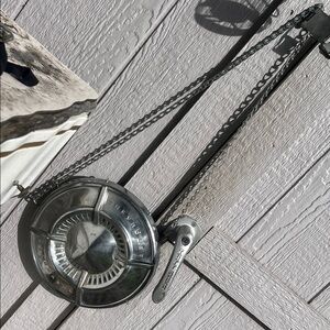 Vintage Chevrolet Hubcap Handbag